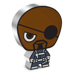 Marvel - Nick Fury 1oz Silver Chibi(R) Coin