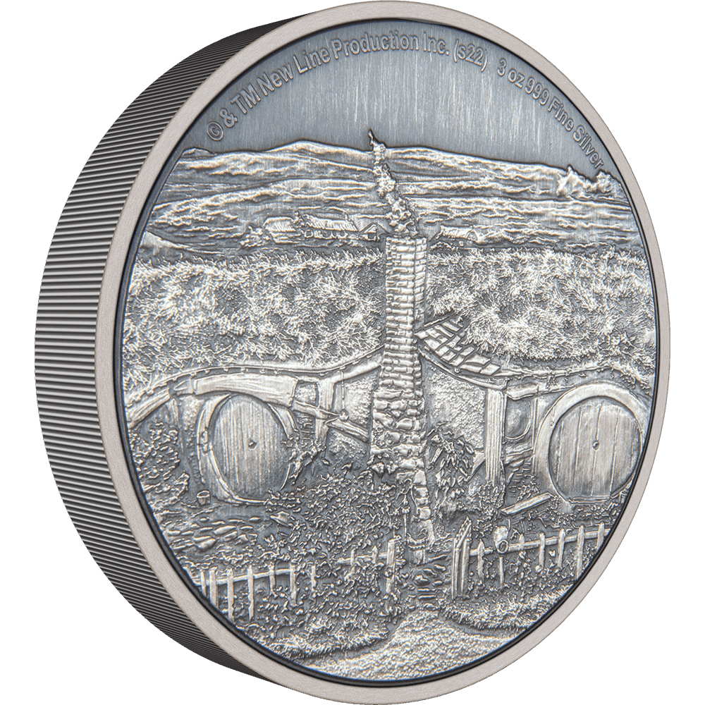 THE LORD OF THE RINGS(TM) - The Shire 3oz Silver Coin