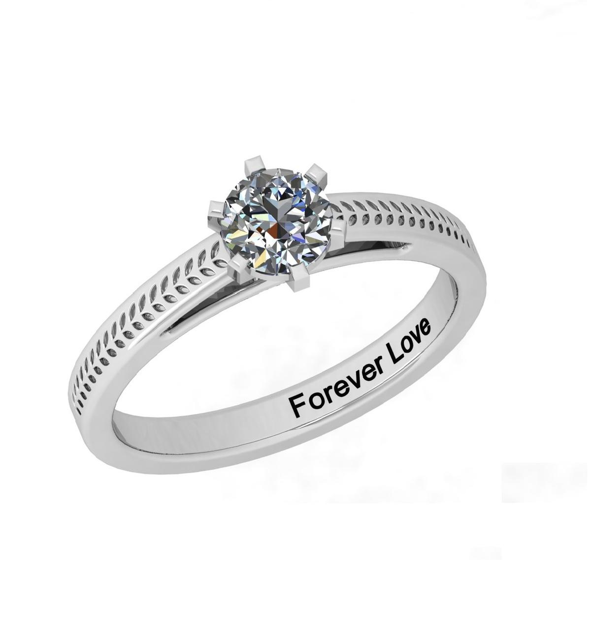 CERTIFIED 0.91 CTW G/SI2 ROUND (LAB GROWN Certified DIAMOND SOLITAIRE RING ) IN 14K YELLOW GOLD
