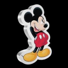 Disney Mickey Mouse 1oz Silver Shaped Coin