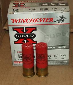 25 Rounds Winchester 12ga  No 7& 1/2