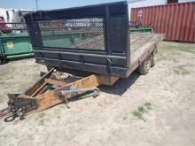 12' x 8' Double Axle Trailer-NO TITLE