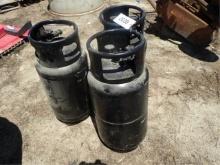 (3) 30 lb LP Tanks for Forklift