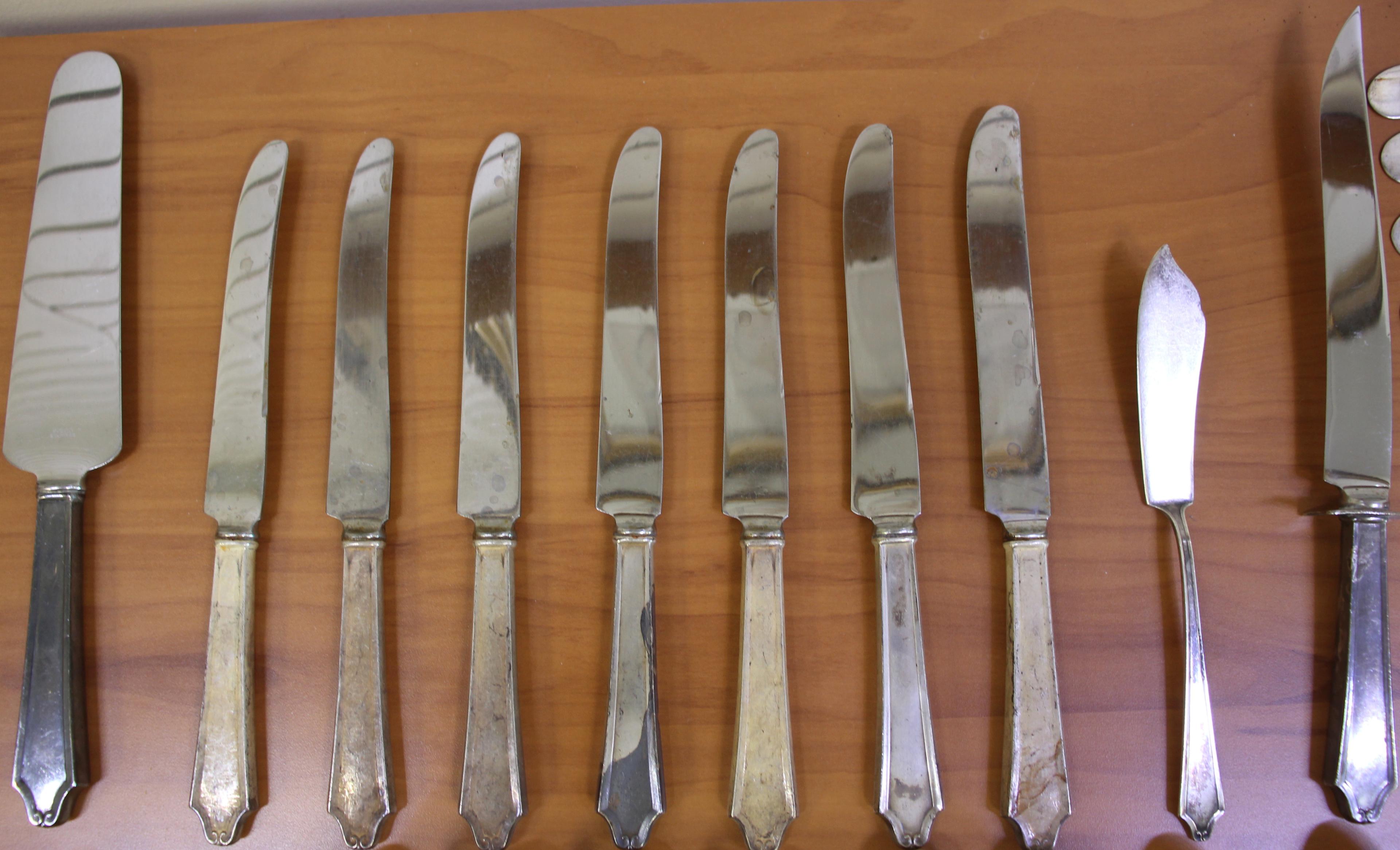 International Minuet 56 Piece Sterling Silver Flatware Set