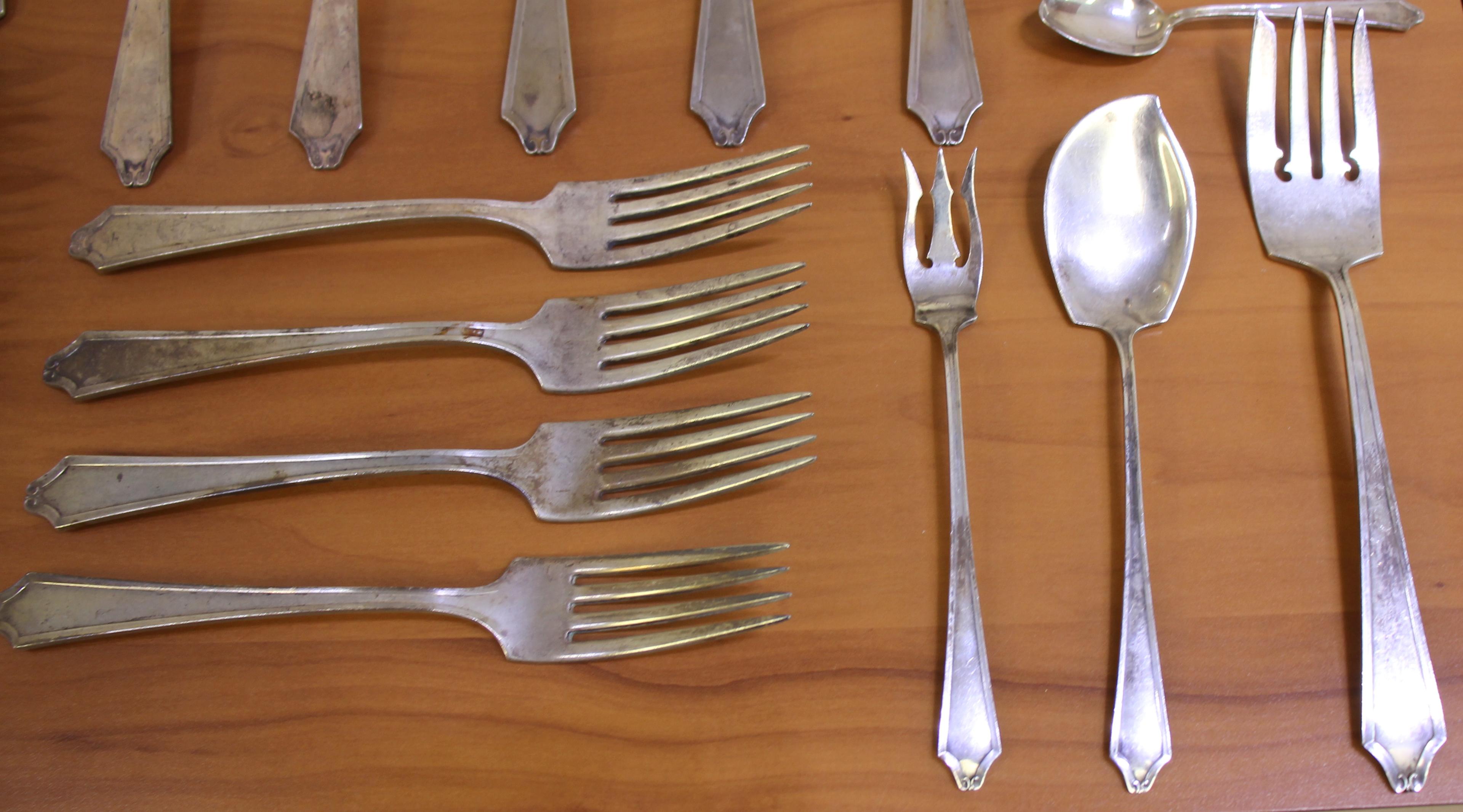 International Minuet 56 Piece Sterling Silver Flatware Set