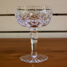 Galway Ashford Cut Irish Crystal Stemware And Barware Set Of 16