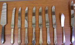 International Minuet 56 Piece Sterling Silver Flatware Set