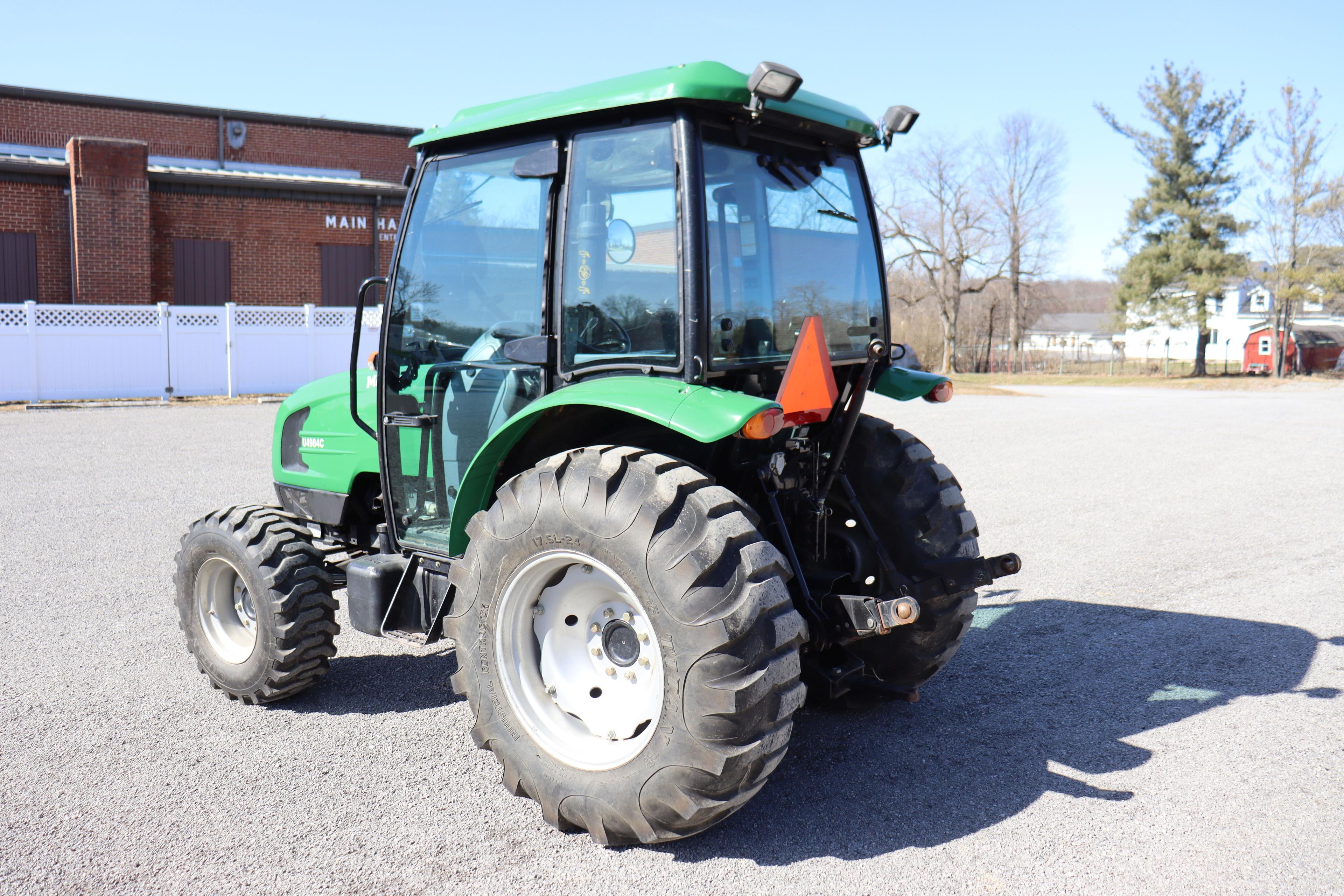 2009  Montana  U4984C compact  tractor, 791 hours, serial number U60CAAI000