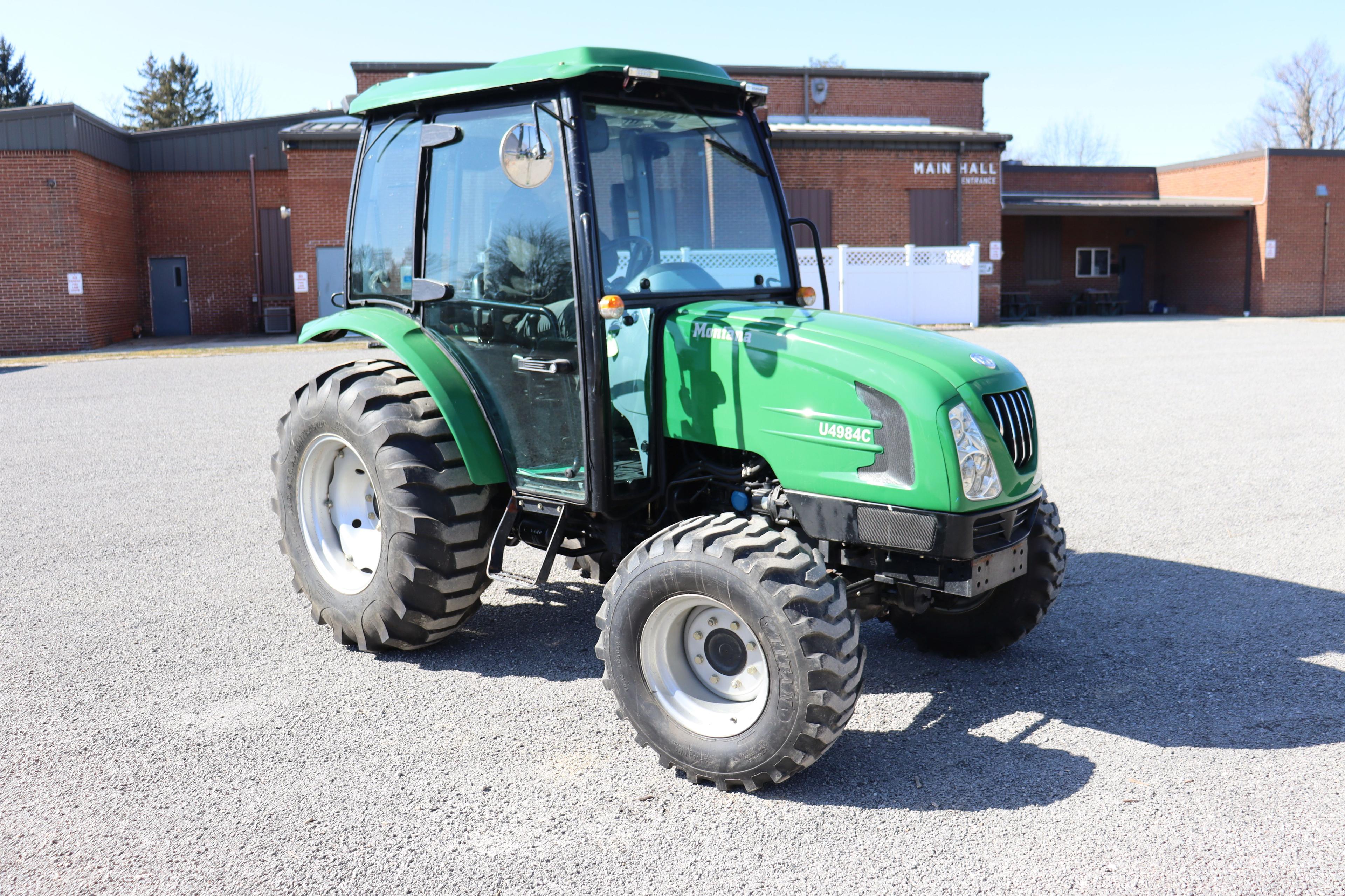 2009  Montana  U4984C compact  tractor, 791 hours, serial number U60CAAI000