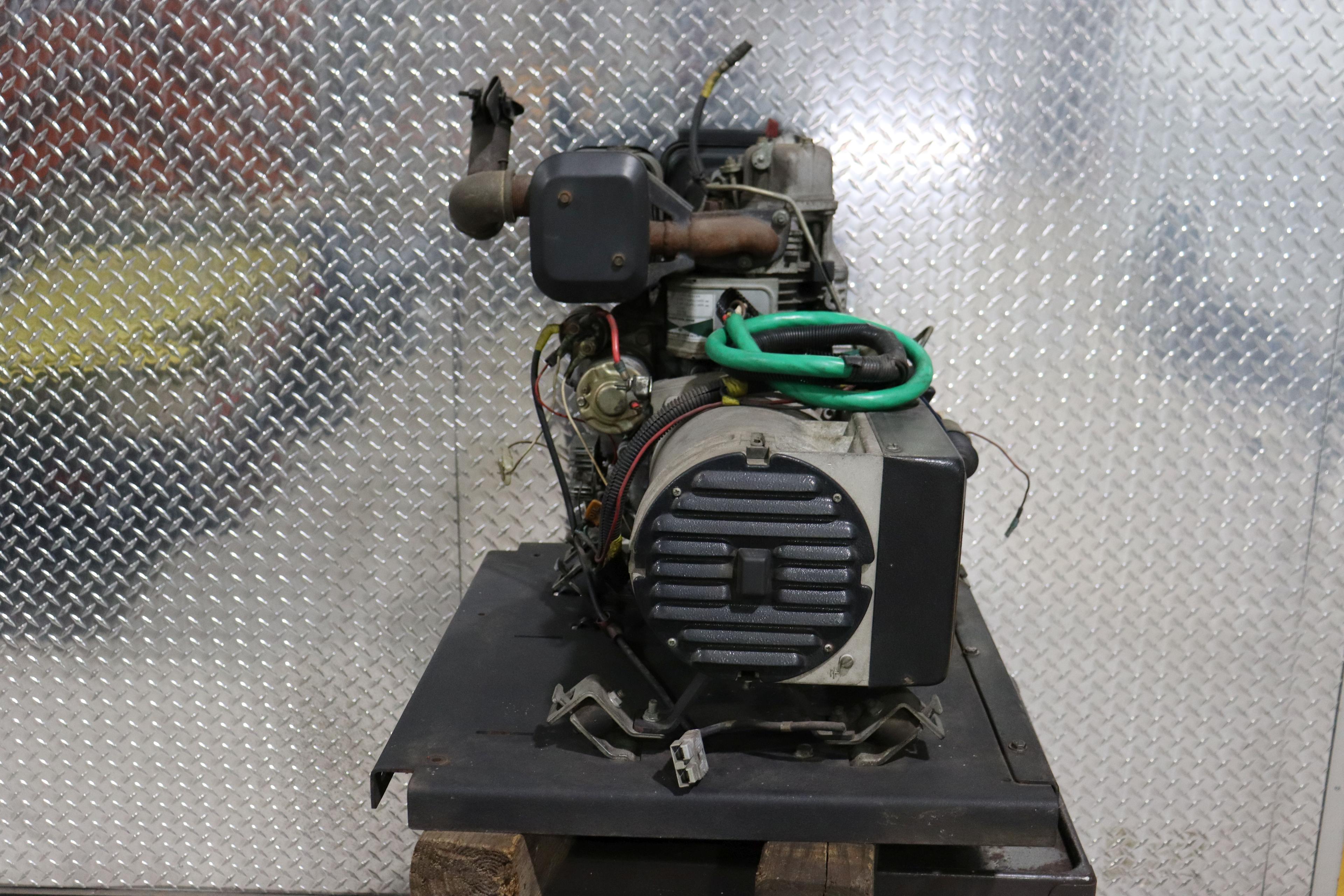 Yanmar 3-cylinder diesel engine with attached  6500W generator