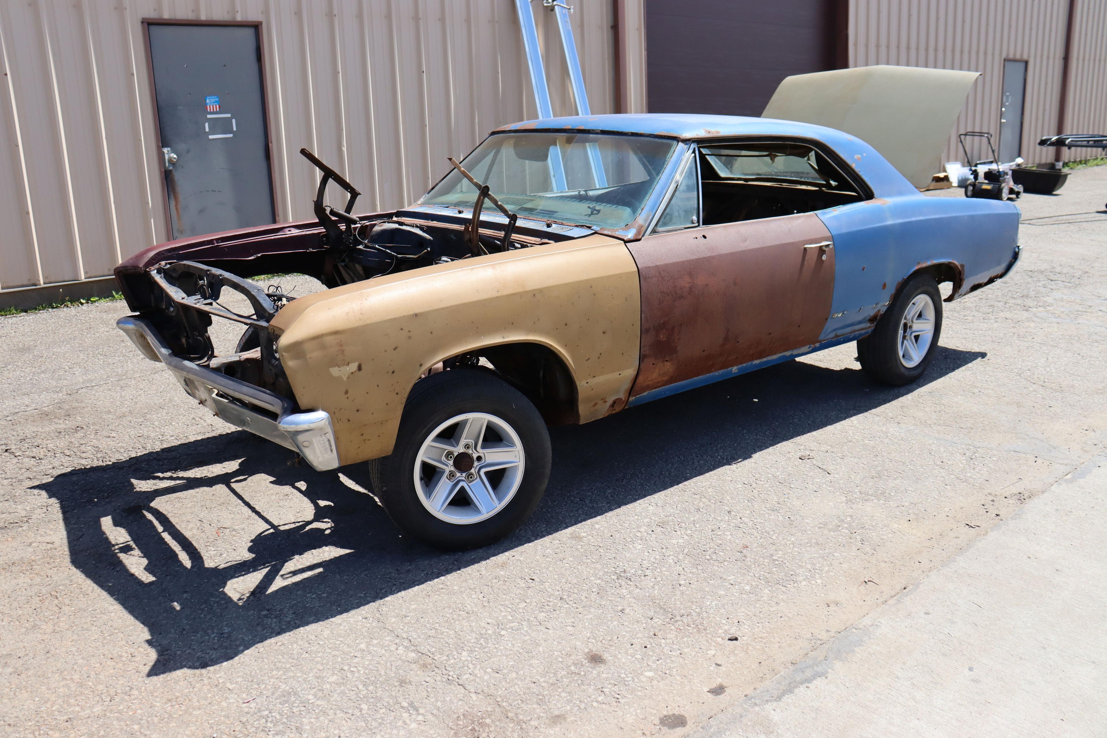 1967 Chevy Chevelle complete rolling parts car. **NO TITLE** VIN 136177A165