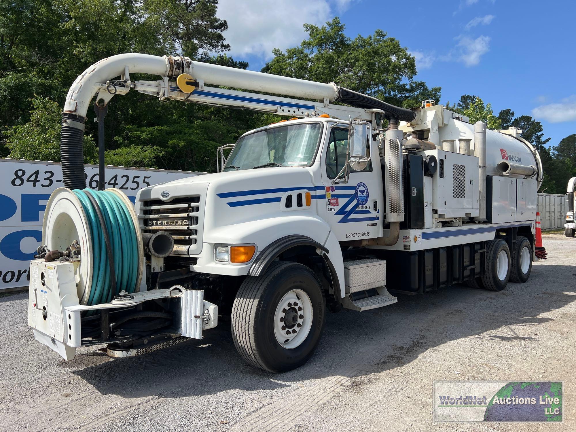 2005 STERLING LT9511 VAC-CON VACUUM TRUCK, VIN # 2FZHAZDE25AN79999