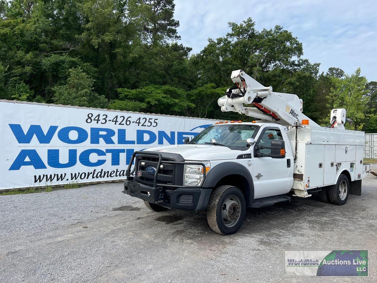 2016 FORD F-550XL SUPER DUTY BUCKET TRUCK, VIN # 1FDUF5HT9GED42468