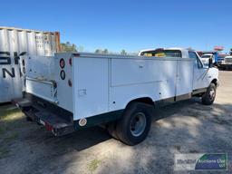 1997 FORD F-SUPER DUTY SERVICE TRUCK, VIN # 3FELF47F2VMA15897