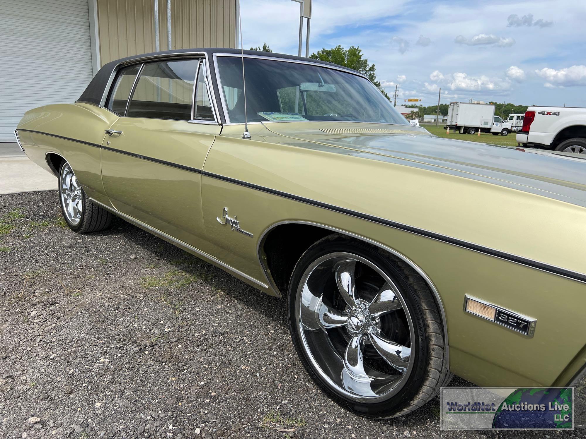 1968 CHEVROLET IMPALA CUSTOM VIN-164478J131105