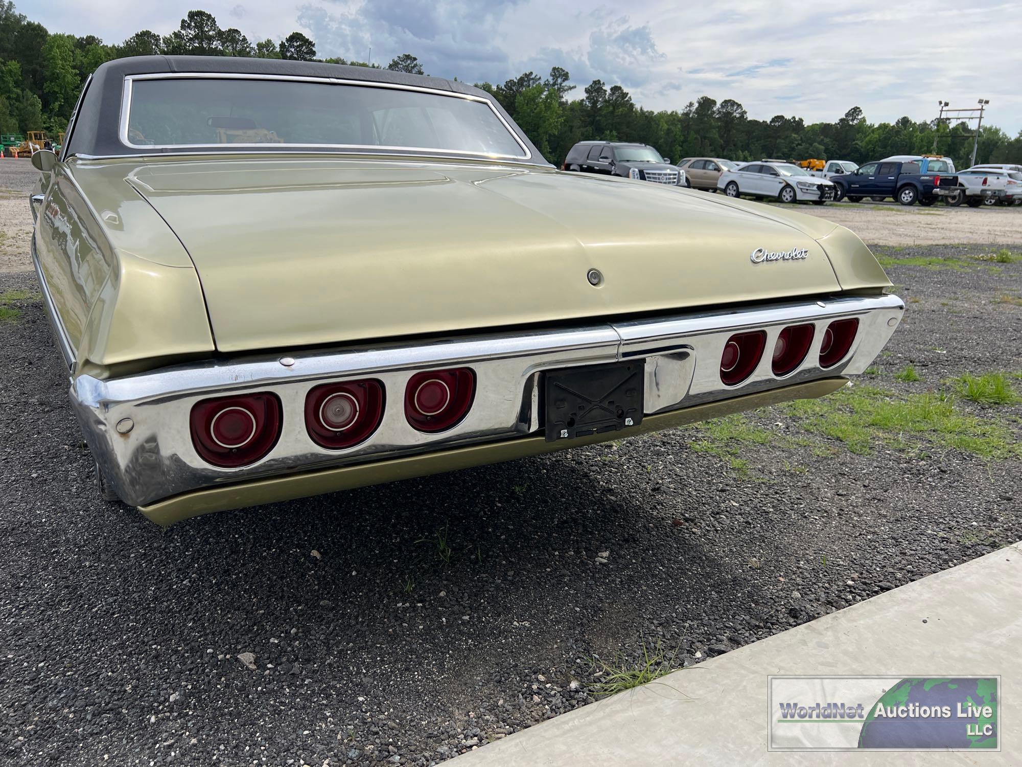 1968 CHEVROLET IMPALA CUSTOM VIN-164478J131105