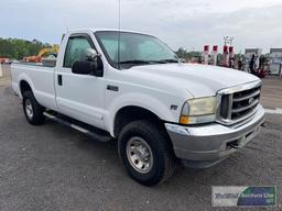 2002 FORD F-250XLT PICKUP TRUCK, VIN # 1FTNF21L82EC49158