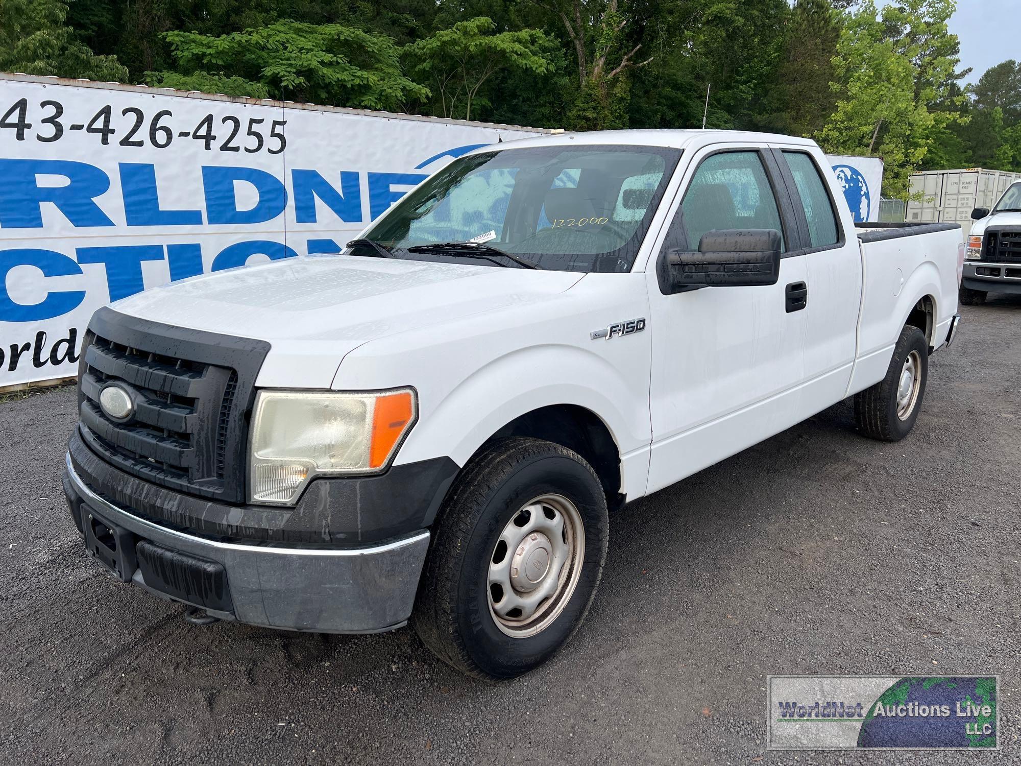 2010 FORD F-150XL PICKUP TRUCK, VIN # 1FTEX1CW4AFC30985