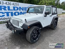 2014 JEEP WRANGLER (MPV), VIN # 1C4AJWAG2EL138175 **SALVAGE TITLE**