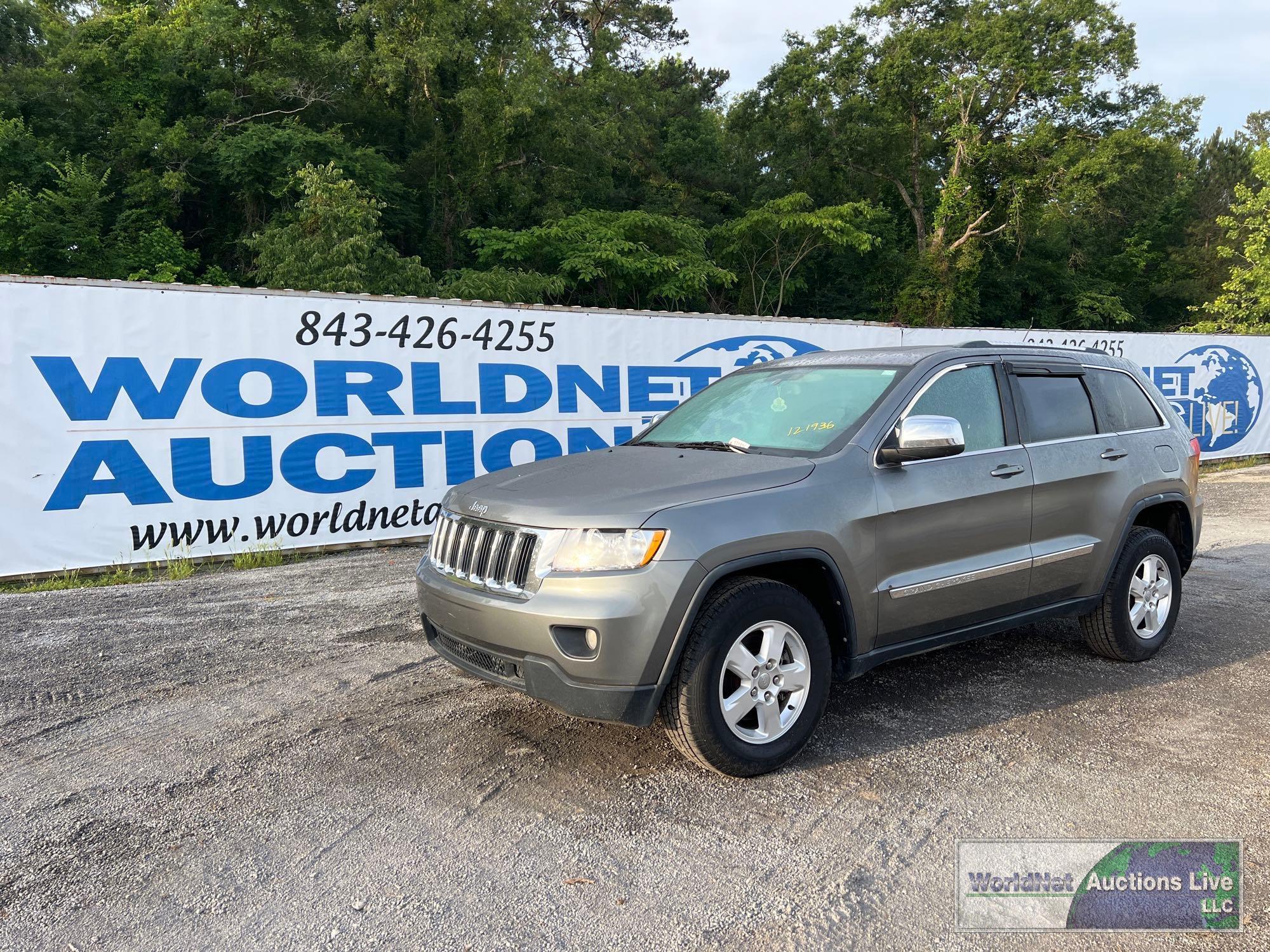 2013 JEEP GRAND CHEROKEE LAREDO (MPV), VIN # 1C4RJFAG8DC553597