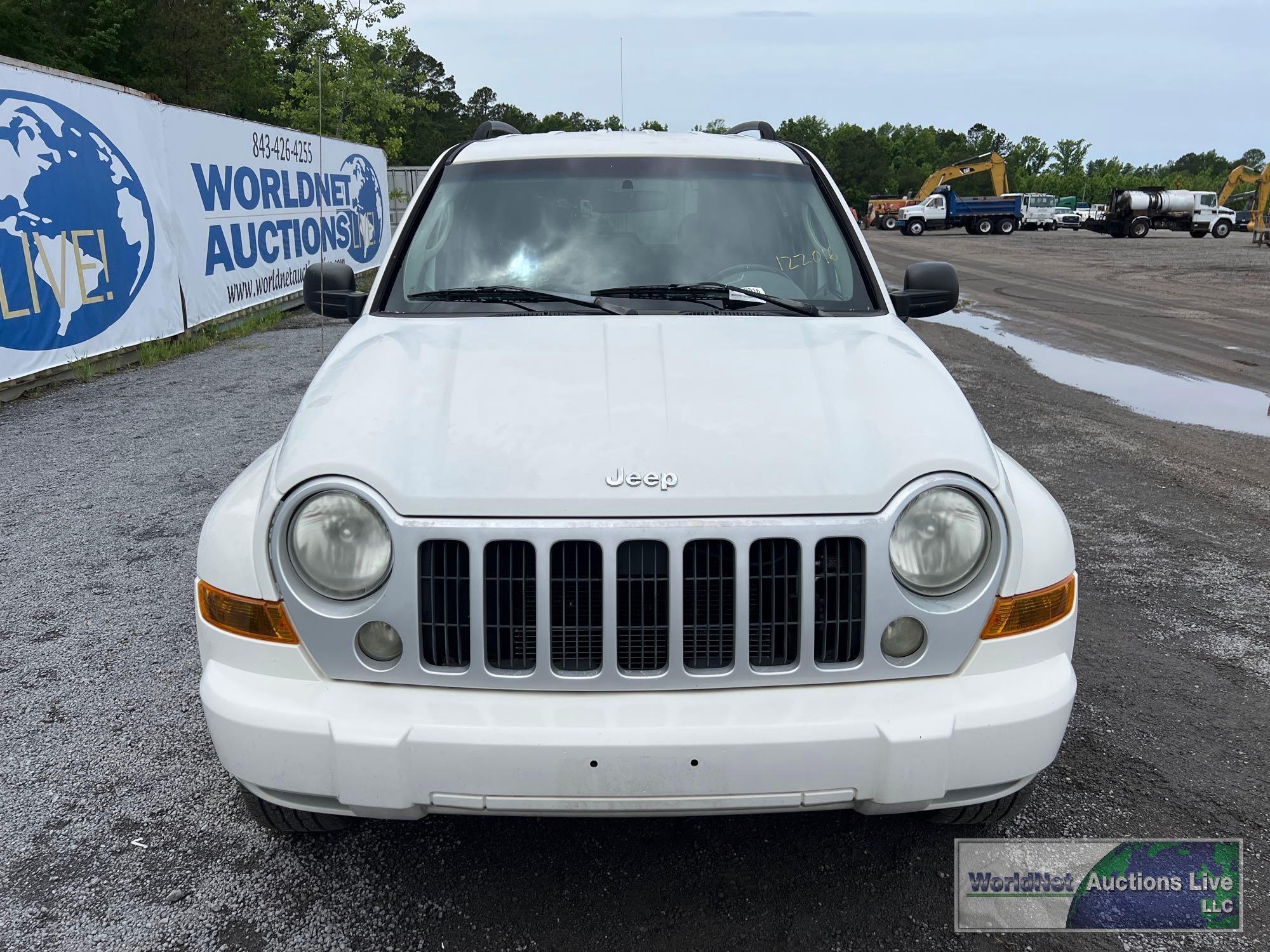 2007 JEEP LIBERTY (MPV), VIN # 1J4GL48KX7W580703