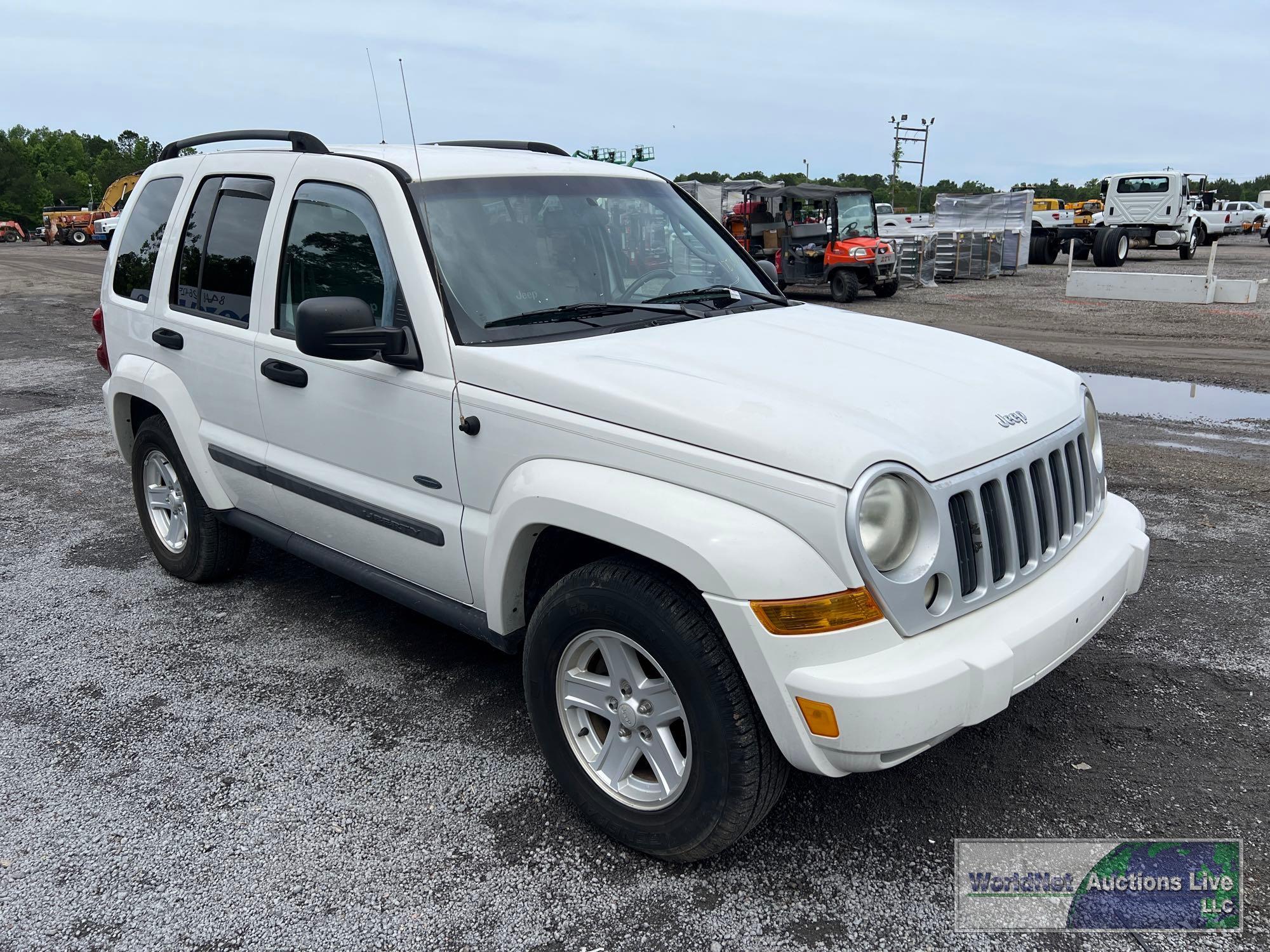 2007 JEEP LIBERTY (MPV), VIN # 1J4GL48KX7W580703