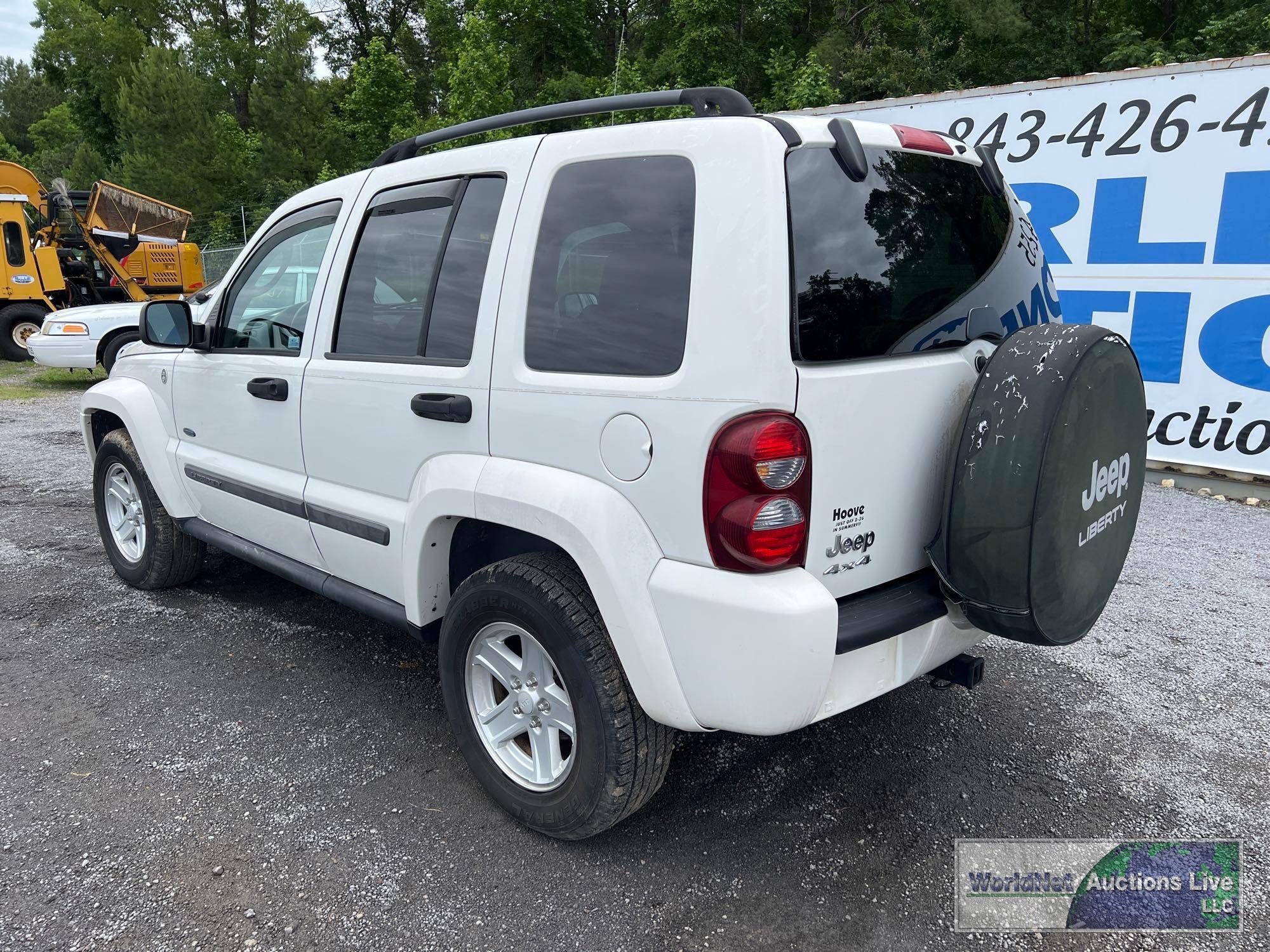 2007 JEEP LIBERTY (MPV), VIN # 1J4GL48KX7W580703