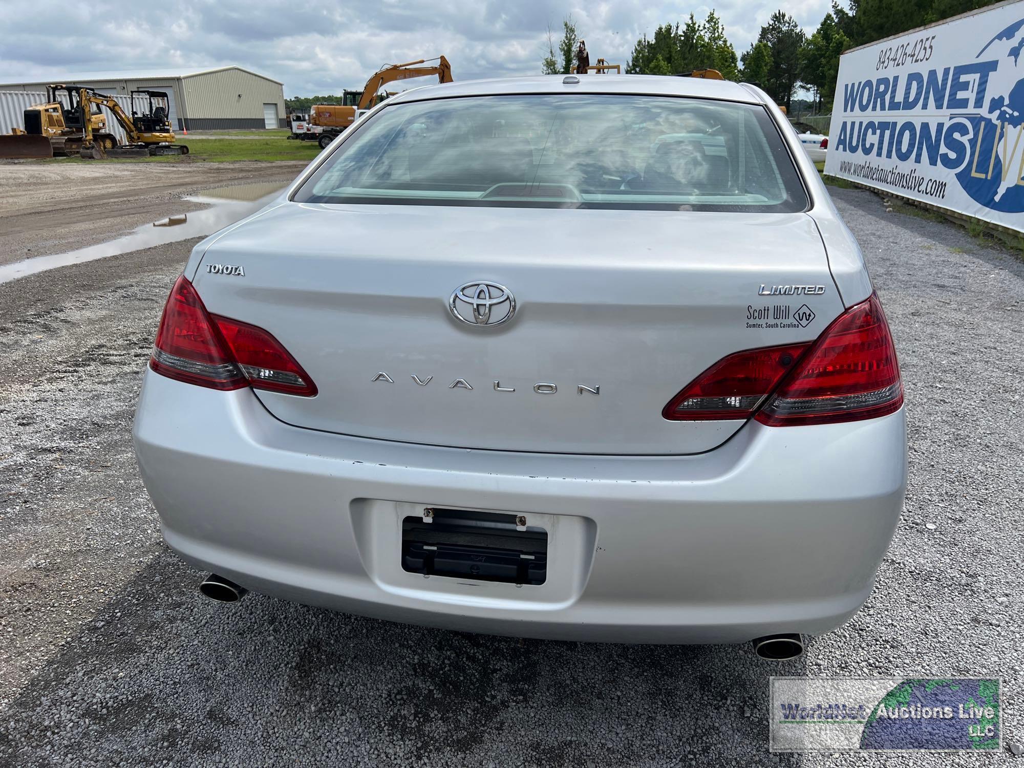 2009 TOYOTA AVALON LIMITED PASS. CAR, VIN # 4T1BK36B49U326642