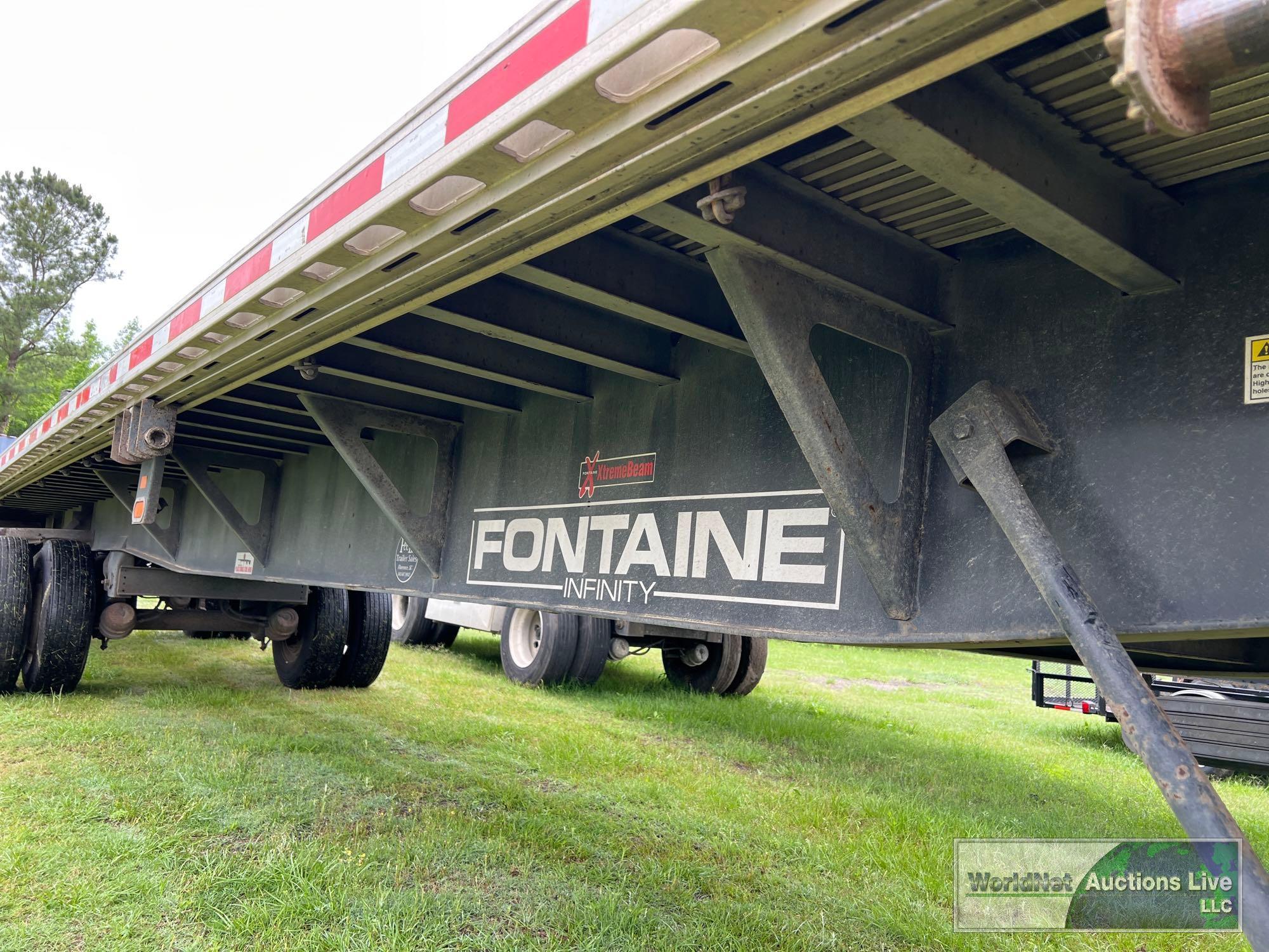 2019 FONTAINE INFINITY 48'x102'' FLAT BED TRAILER, VIN # 13N148203K1535806