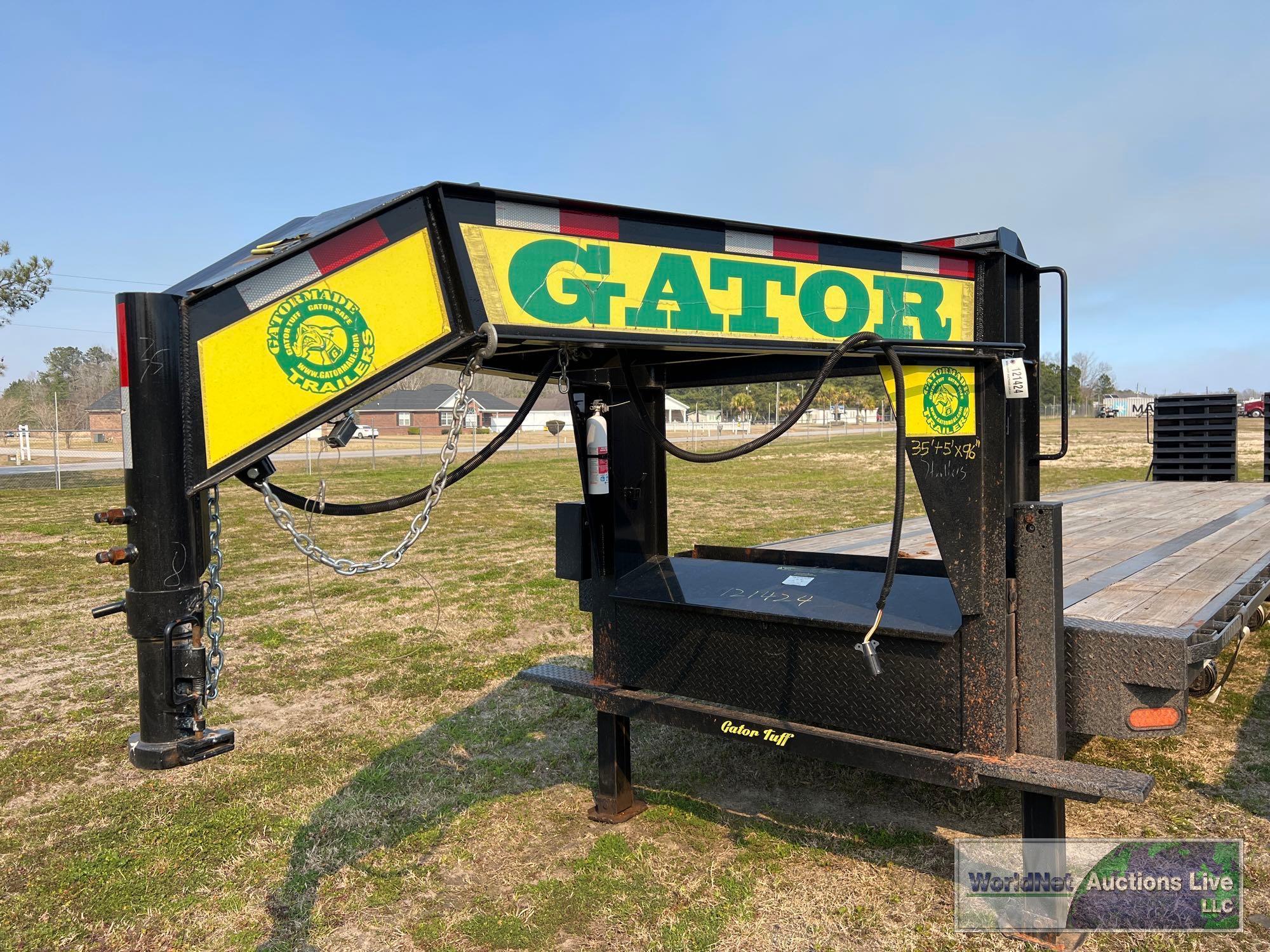 2022 GATORMADE 35+5 GOOSENECK TRAILER, VIN # 4Z1GF4022NS005747