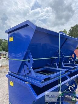 NEW/UNUSED SELF DUMPING HOPPER W/ FORK POCKETS