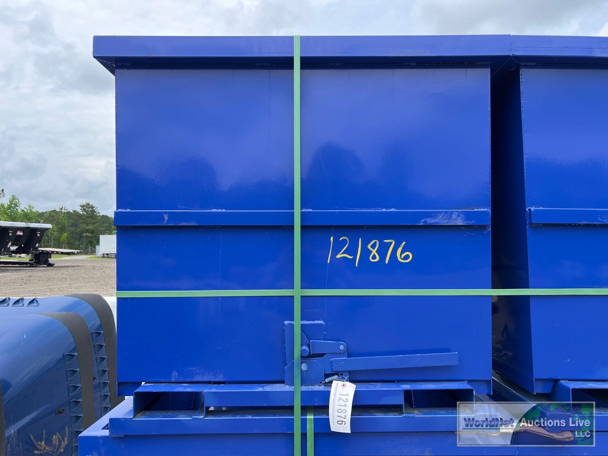 NEW/UNUSED SELF DUMPING HOPPER W/ FORK POCKETS