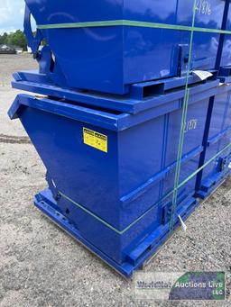 NEW/UNUSED SELF DUMPING HOPPER W/ FORK POCKETS