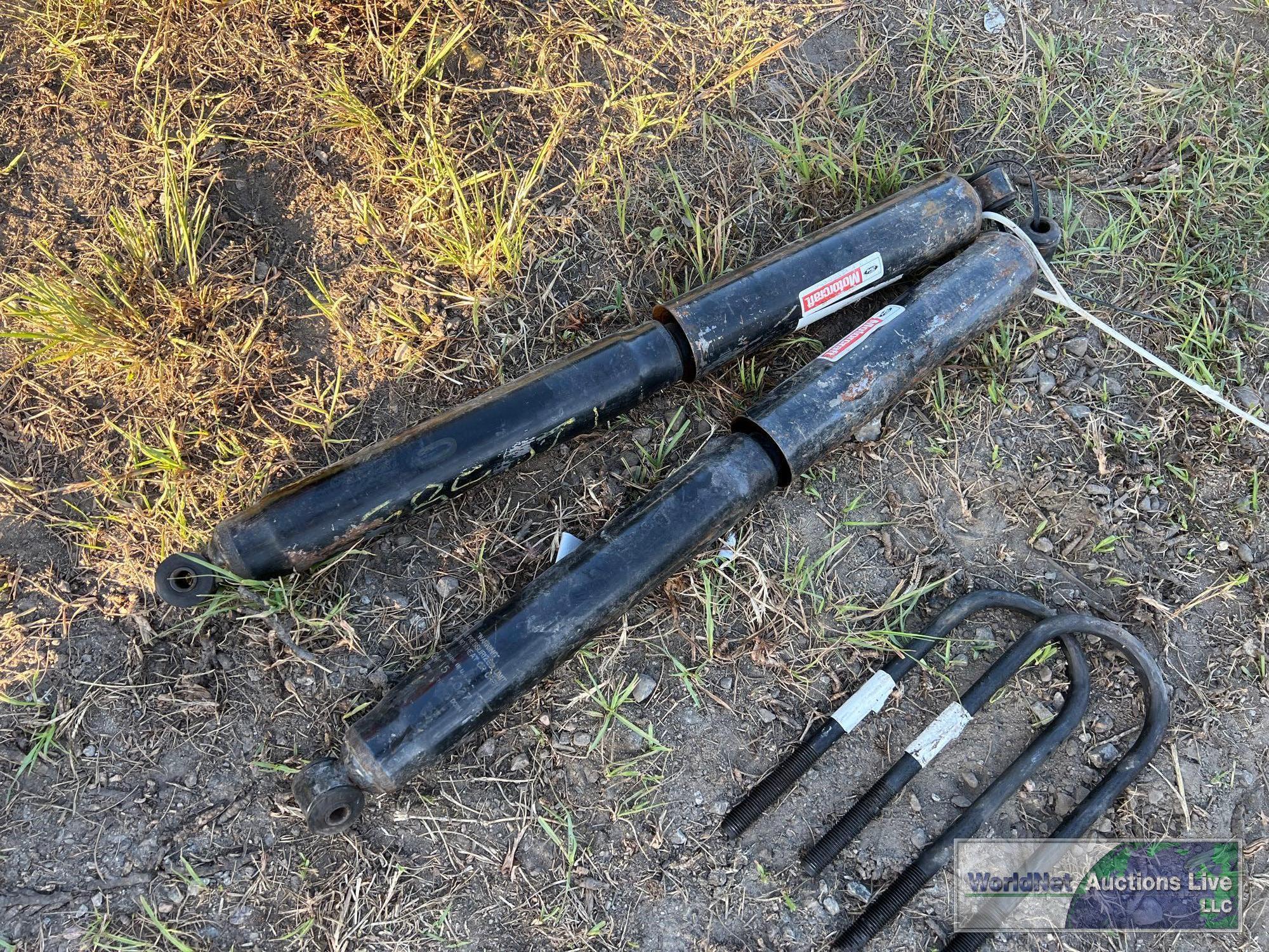 PAIR OF LEAF SPRINGS & SHOCKS