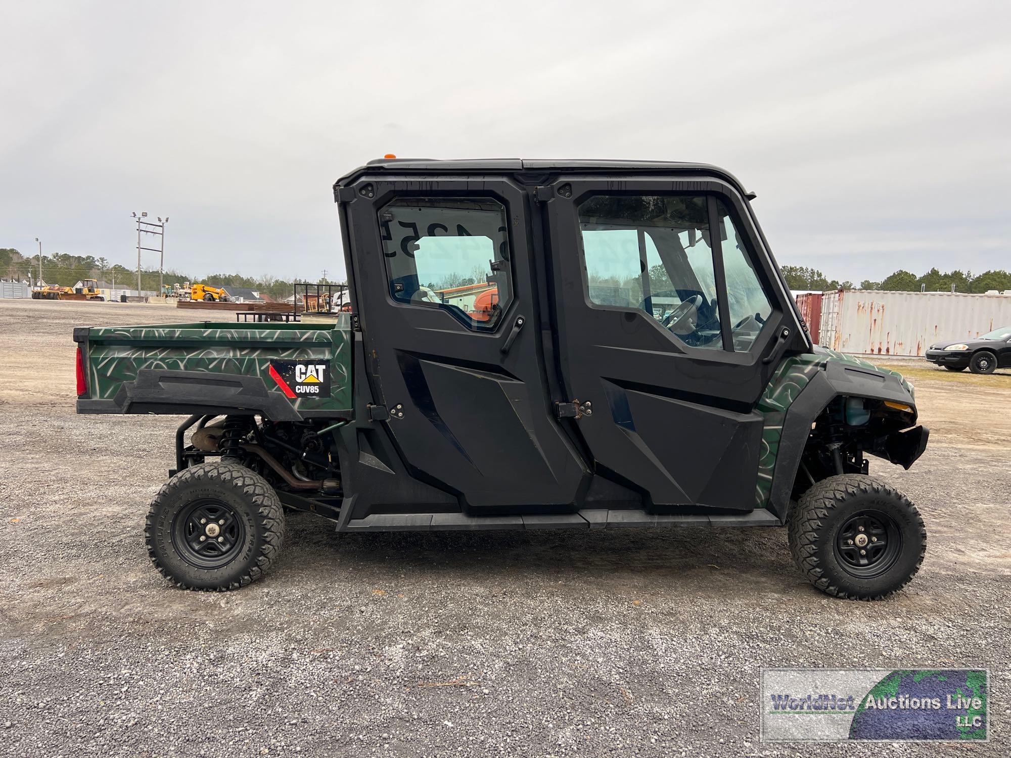 2019 CATERPILLAR CUV85 UTILITY VEHICLE VIN-4UF39MPVXT300862