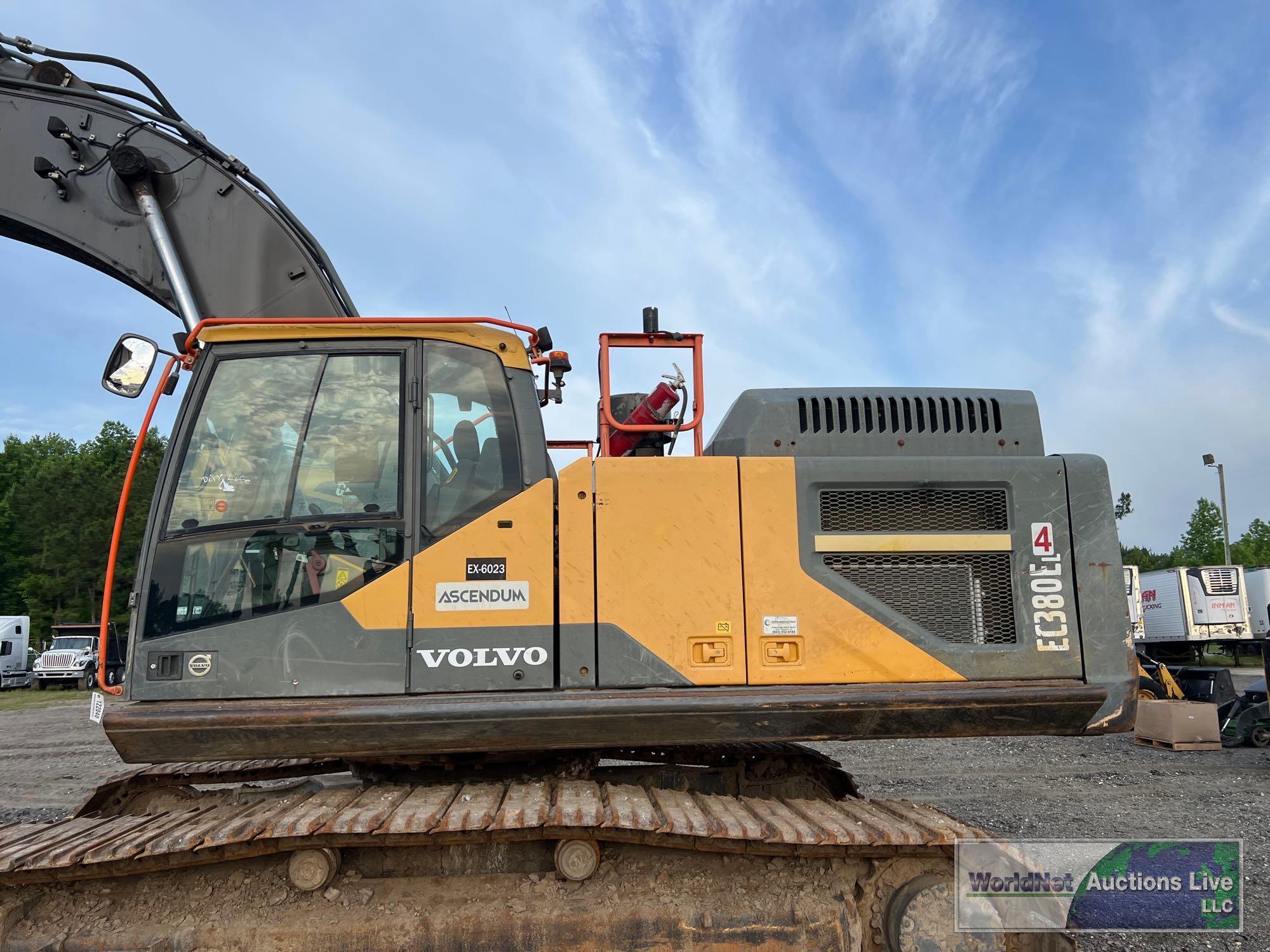 2018 VOLVO EC380EL HYDRAULIC EXCAVATOR SN-VCEC380EC00311231