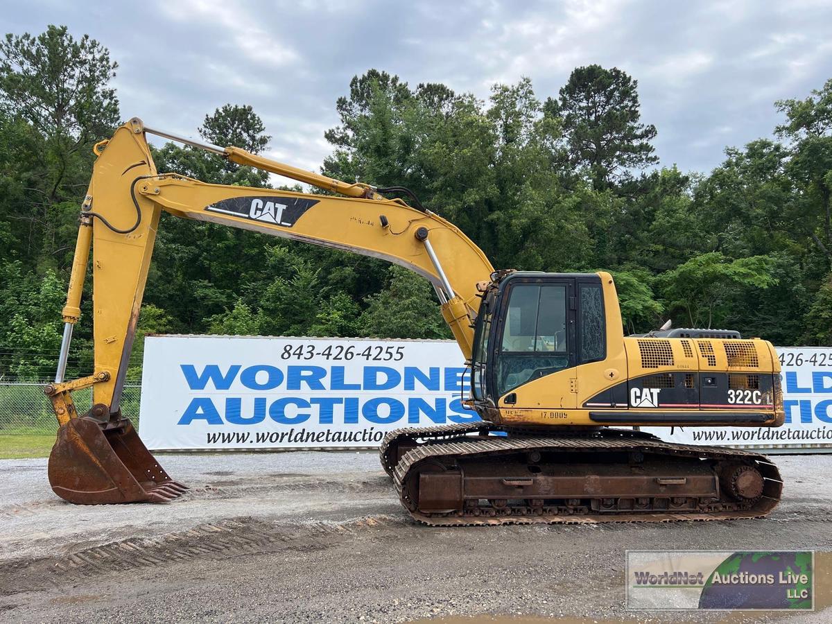 2005 CATERPILLAR 322CL HYDRAULIC EXCAVATOR SN-CAT0322CAHEK00844