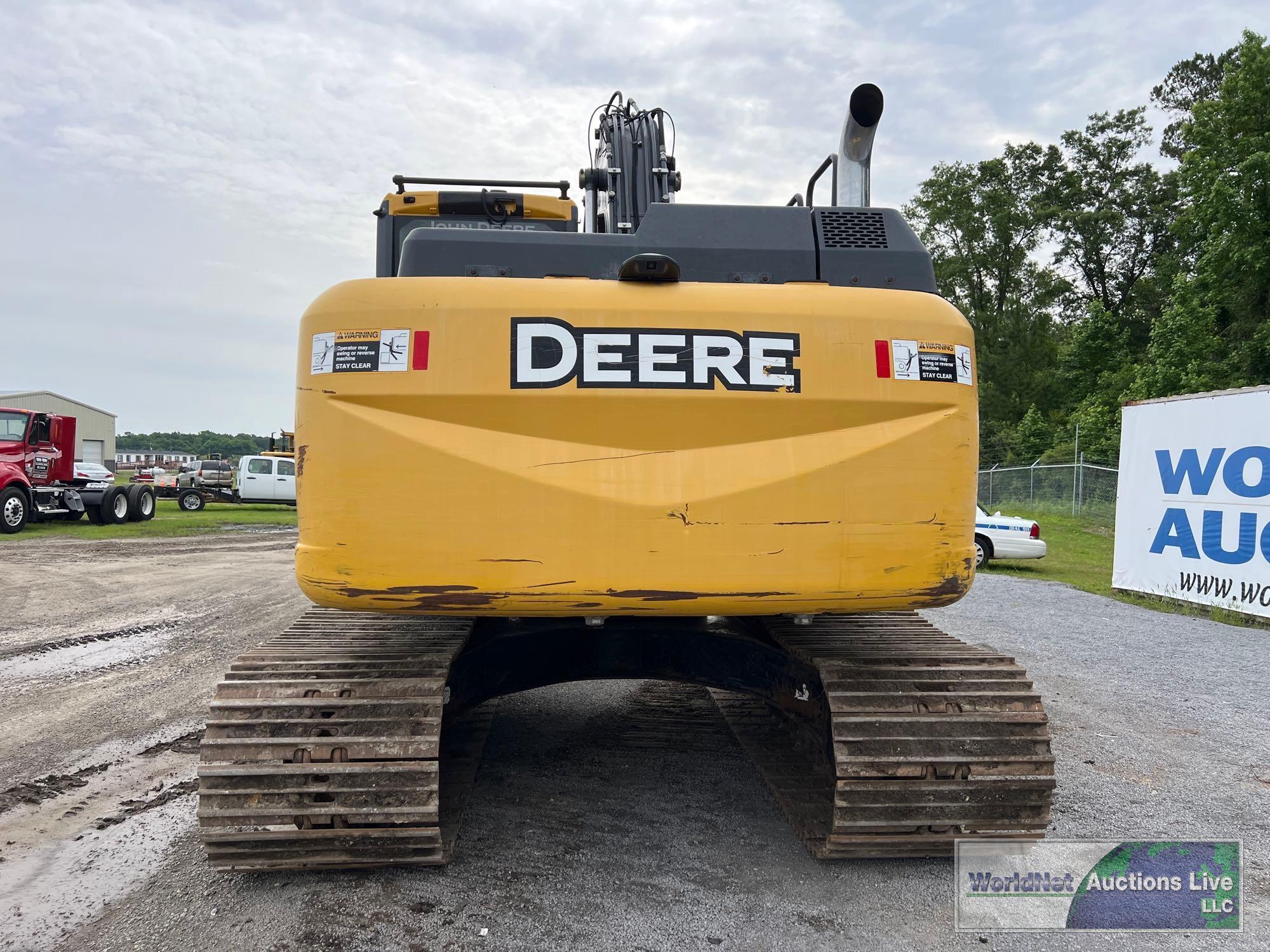 2018 JOHN DEERE 180GLC HYDRAULIC EXCAVATOR SN-1FF180GXTJF020855