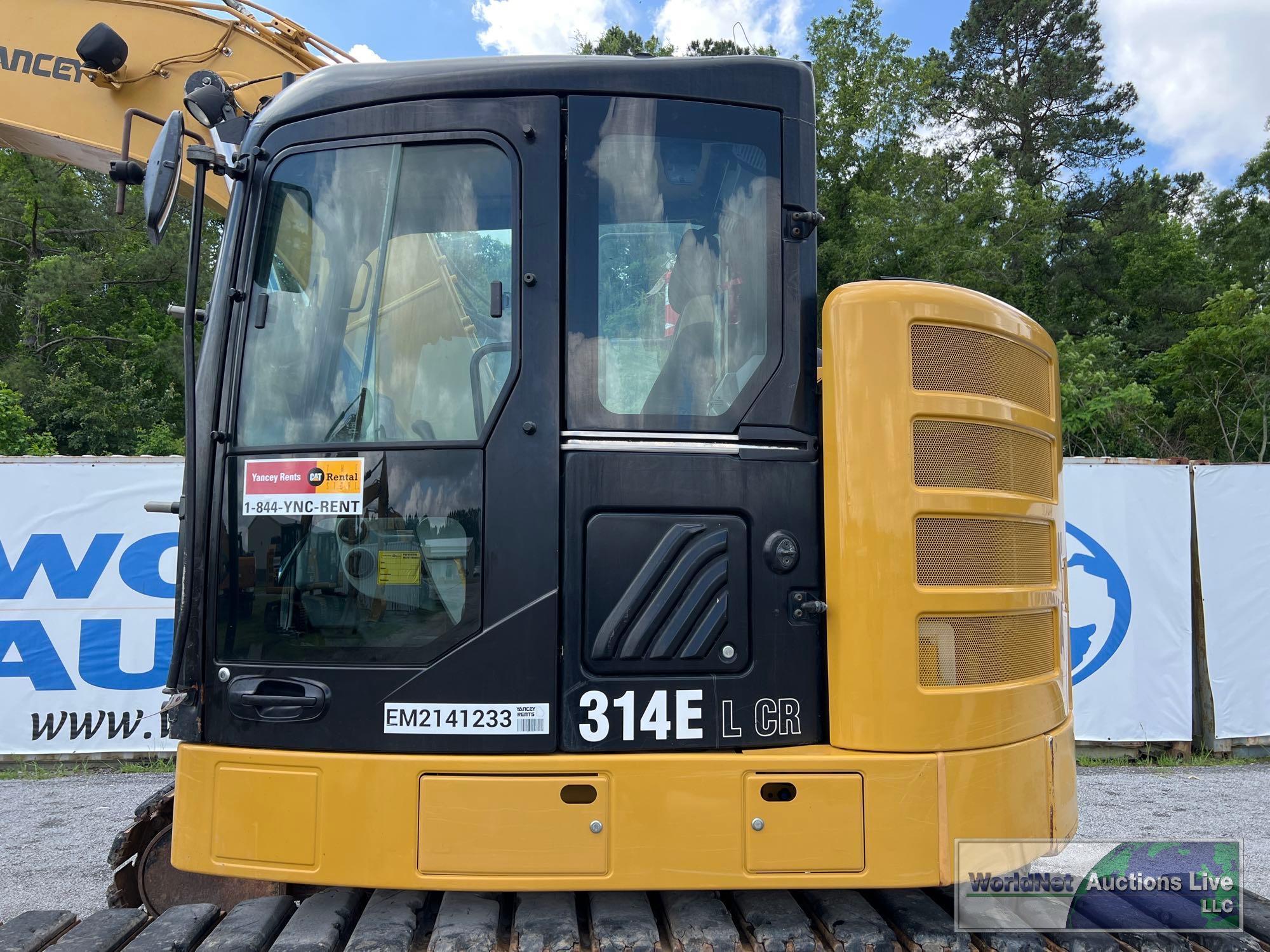 2015 CATERPILLAR 314ELcr HYDRAULIC EXCAVATOR SN-CAT0314EKZJT01278