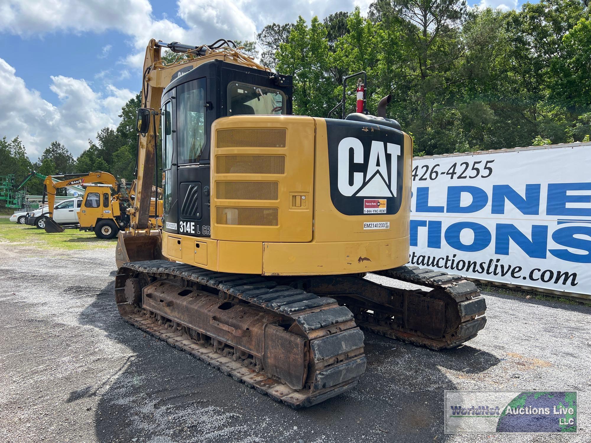 2015 CATERPILLAR 314ELcr HYDRAULIC EXCAVATOR SN-CAT0314EKZJT01278