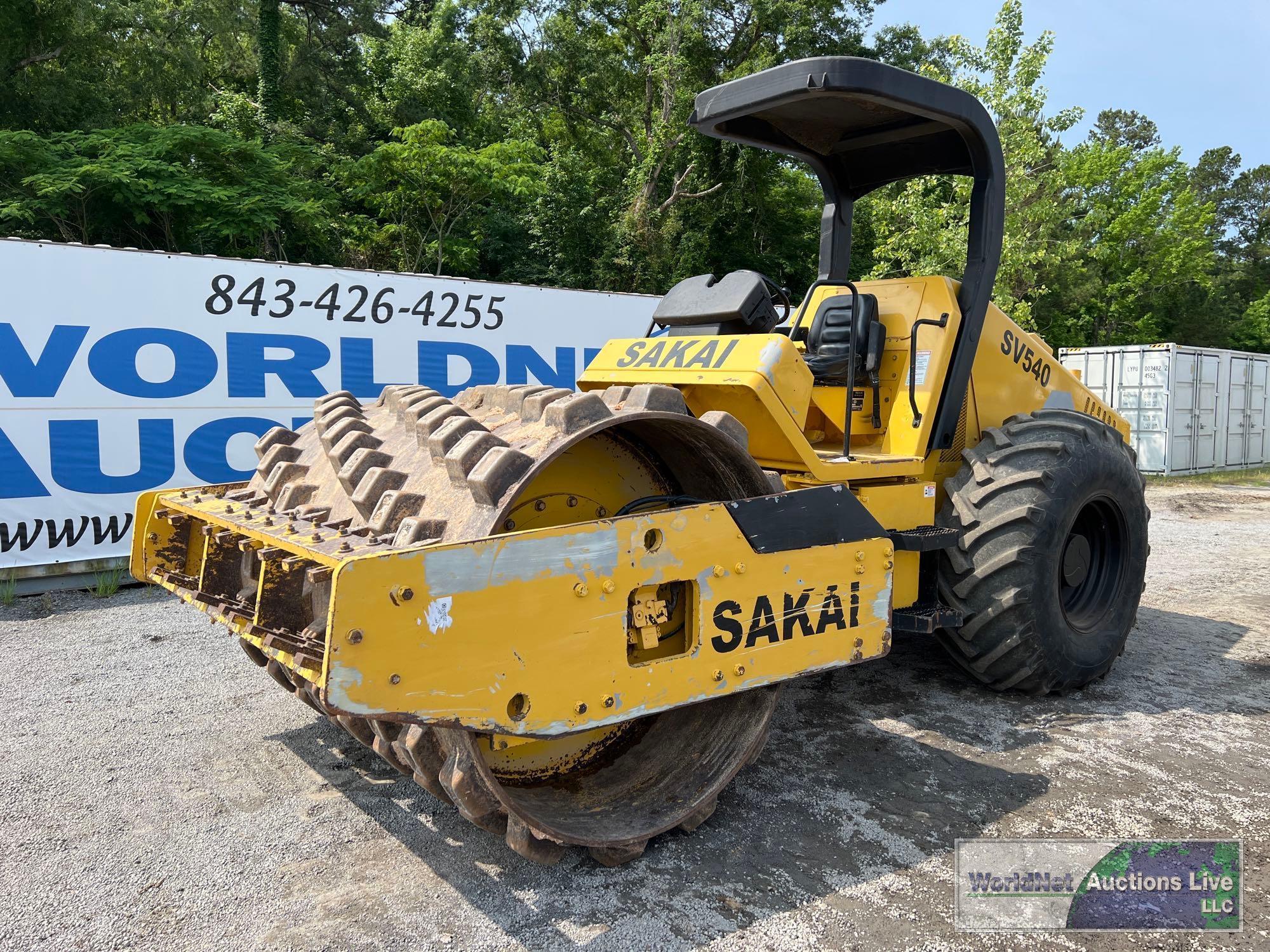 2013 SAKAI SV540 PAD FOOT COMPACTOR SN-3SV5310106