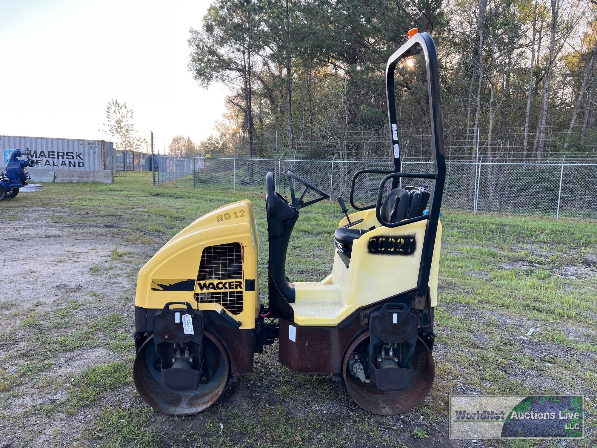 WACKER RD12A TANDEM VIBRATORY ROLLER SN-5756772