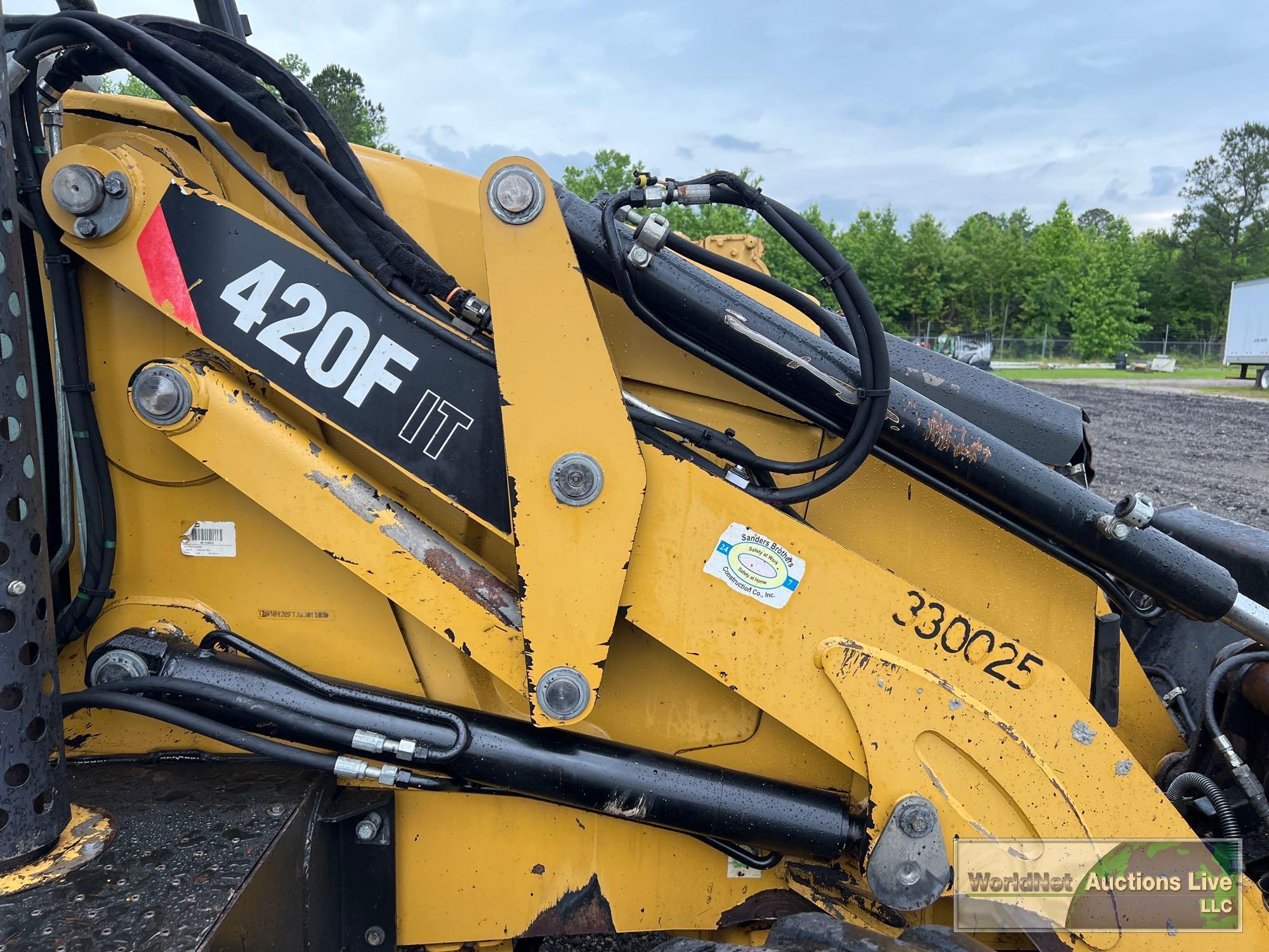 2012 CATERPILLAR 420FIT BACKHOE LOADER SN-CAT0420FTJWJ01183