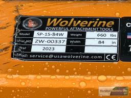 2023 WOLVERINE SP-15-84W SNOWPLOW/PUSHER SN-ZW00337