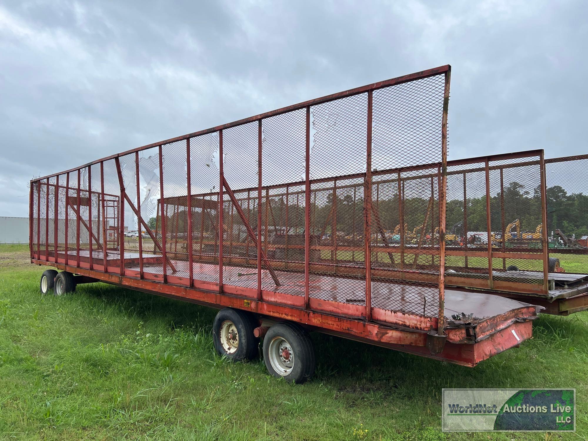 LONG 40'x8' COTTON TRAILER/CART