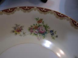 6 Royal Embassy China Rutland Bowls, 7 3/8" Diameter, 4 lbs 2 oz