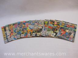 Twelve DC All Star Comics Nos. 59-70, 1976-1978, see pictures, 1 lb 1 oz