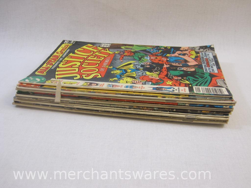 Twelve DC All Star Comics Nos. 59-70, 1976-1978, see pictures, 1 lb 1 oz