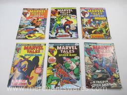 Marvel Tales Starring: Spider-Man Comics, Six Issues includes No. 62-63, Oct-Nov 1975, 64-67, Jan,