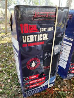 NEW POWER TRAIN 10 GALLON VERTICAL AIR COMPRESSOR